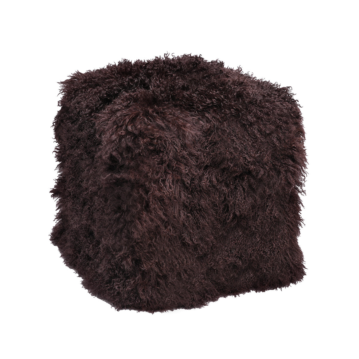 SQUARE CHOCOLATE OTTOMAN
