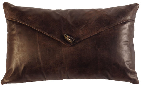 Leather - Pillow 14"x22" - Leather Back