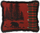 Wooded River Bear - Pillow  16"x20"