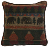 Cabin Bear - Pillow  20"x20"