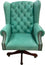 White Cowhide Recliner