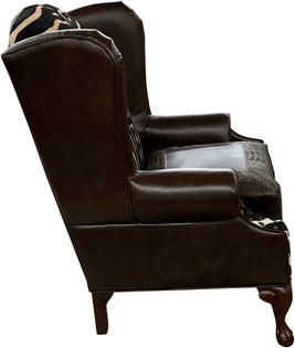 Zebra Classic Wingback Chair