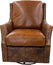Bonham Cowhide Swivel Glider