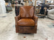 Bonham Cowhide Swivel Glider