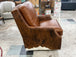 Bonham Cowhide Swivel Glider