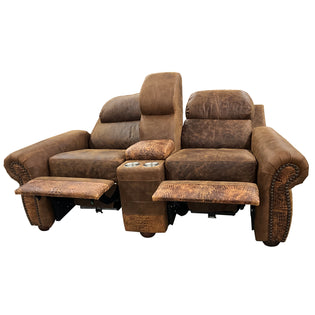 Breckenridge Double Reclining Theater Love Seat
