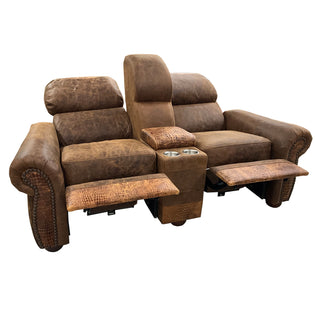 Breckenridge Double Reclining Theater Love Seat