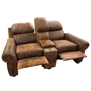Breckenridge Double Reclining Theater Love Seat