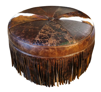 Cowboy Up Ottoman - 42