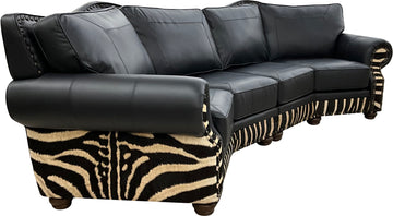 Zebra Curved Sectional
