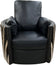 Zebra Swivel Recliner