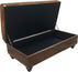 Cowhide Storage Ottoman - 60" x 30"