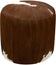 Dark Exotic Barrel Ottoman - 18" Round