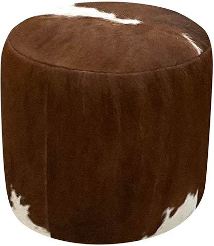 Dark Exotic Barrel Ottoman - 18" Round