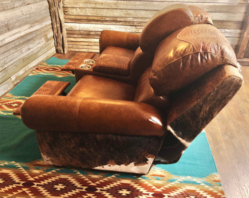 Chama Double Reclining Theater Love Seat