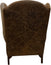 Walnut Crest Wingback Chair