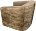 Palomino Mustang Western Cowhide Swivel Glider