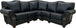 Midnight Rider Double Recliner Sectional Sofa
