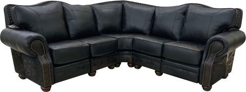 Midnight Rider Double Recliner Sectional Sofa