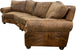 Sierra Cognac Curved Sectional