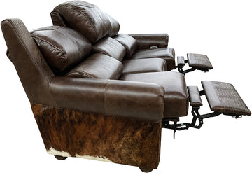 Rustic Lodge Double Recliner Sofa