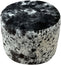 Black & White Speckled Barrel Ottoman - 18" Round