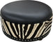 Zebra Ottoman - 36" Round