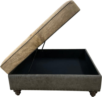Mesa Rock Storage Ottoman - 48