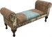 Palm Desert Roll Arm Bench 60 With Gator Hornback Saddle