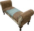 Palm Desert Roll Arm Bench 60 With Gator Hornback Saddle