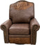 Cognac Cafe Swivel Glider Recliner