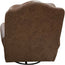 Cognac Cafe Swivel Glider Recliner