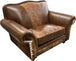 Stockyard Western Leather Chair and 1/2