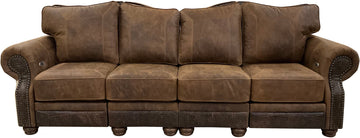 Hacienda Straight Back Reclining Sectional Sofa