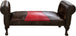 Red Ostrich 60" Bench
