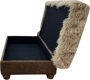 Tibetan Sheep Storage Ottoman - 60