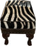 Zebra Ottoman - 27" x 17"