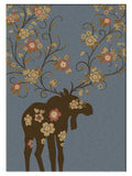 American Dakota National Park Moose Blossom - Blue