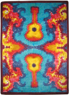 American Dakota Motor Head Tie Dye Guitar - Tie Dye