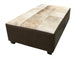 Restoration Western Contemporary Leather Ottoman