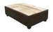 Restoration Western Contemporary Leather Ottoman