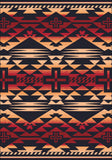 American Dakota Trader Rugs Rustic Cross - Burnt Red