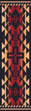 American Dakota Trader Rugs Rustic Cross - Burnt Red