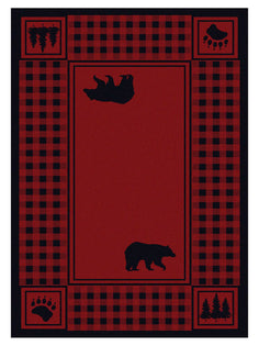 American Dakota Cabin Bear Refuge - Red