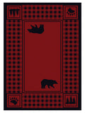 American Dakota Cabin Bear Refuge - Red
