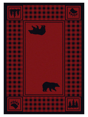 American Dakota Cabin Bear Refuge - Red