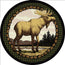 American Dakota Novelty Majestic Moose (8' Round) - Green