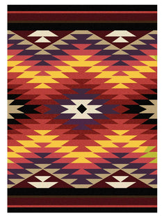 American Dakota Trader Rugs Starburst - Bright