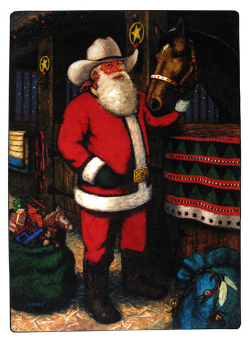 American Dakota Novelty Western Santa - Multi
