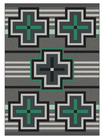American Dakota Trader Rugs Bounty - Jade